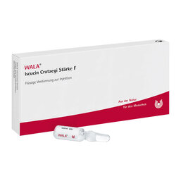 Abbildung: Iscucin Crataegi Stärke F Ampullen 10X1 ml, Ampullen PZN 03083328