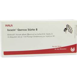 Abbildung: Iscucin Quercus Stärke B Ampullen 10X1 ml, Ampullen PZN 03083392