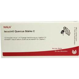 Abbildung: Iscucin Quercus Stärke C Ampullen 10X1 ml, Ampullen PZN 03083400