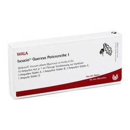 Abbildung: Iscucin Quercus Potenzreihe I Ampullen 10X1 ml, Ampullen PZN 03083475