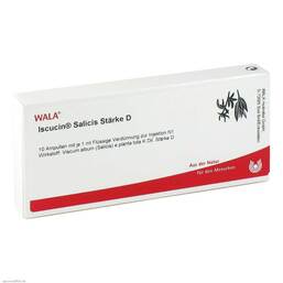 Abbildung: Iscucin Salicis Stärke D Ampullen 10X1 ml, Ampullen PZN 03083529