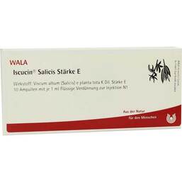 Abbildung: Iscucin Salicis Stärke E Ampullen 10X1 ml, Ampullen PZN 03083535