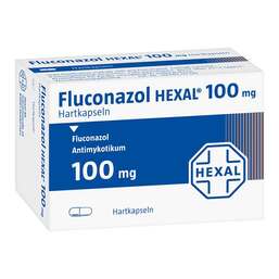 Abbildung: Fluconazol Hexal 100 mg Hart 50 St, Hartkapseln PZN 03083699