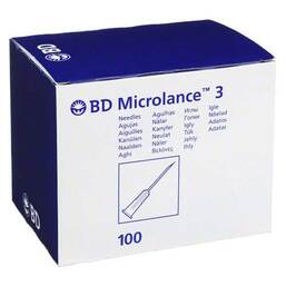 Abbildung: BD Microlance Kanüle 22 G 1 1 / 4 0,7x30 mm Kanüle, 100 St PZN 03086947
