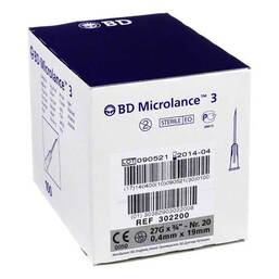 Abbildung: BD Microlance Kanüle 27 G 3 / 4 0,4x19 mm Kanüle, 100 St PZN 03086999
