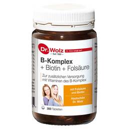 Abbildung: B Komplex + Biotin + Folsäure Tabletten Tabletten, 300 St PZN 03088082