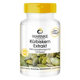 Abbildung: Kürbiskern Extrakt Kapseln 100 St, Kapseln PZN 03088780