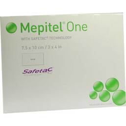 Abbildung: Mepitel One Silikon Netzverband 7,5x10cm 10 St, Verband PZN 03090015