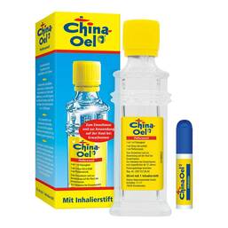 Abbildung: China Öl mit Inhalator Ätherisches Öl, 25 ml PZN 03098152