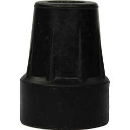 Abbildung: Krückenkapsel 18 / 19mm schwarz Stahleinl.Unter.St. 1 St PZN 03098465
