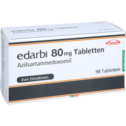 Abbildung: Edarbi 80 mg Tabletten 98 St, Tabletten PZN 03100021