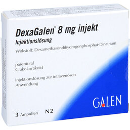 Abbildung: Dexagalen 8 mg Injekt Injektionslösung 3X2 ml, Injektionslösung PZN 03103686