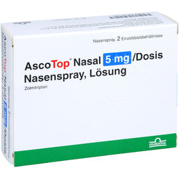 Abbildung: Ascotop nasal 5 mg / Dosis Nasenspray 2 St, Nasenspray PZN 03107193