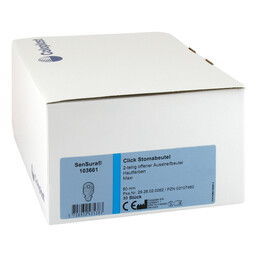 Abbildung: Sensura Click Beutel offen maxi RR60mm haut 30 St, Beutel PZN 03107460