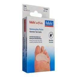Abbildung: Hallufix softies Hammerzehenpolster Größe M 36 - 41 2 St, Gelplatten PZN 03116401