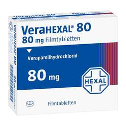 Abbildung: Verahexal 80 Filmtabletten 50 St, Filmtabletten PZN 03117470