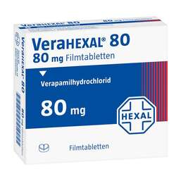 Abbildung: Verahexal 80 Filmtabletten 100 St, Filmtabletten PZN 03117487