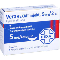 Abbildung: Verahexal Injektionslösung 5 St, Injektionslösung PZN 03117636