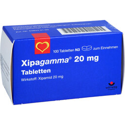 Abbildung: Xipagamma 20 mg Tabletten 100 St, Tabletten PZN 03125601