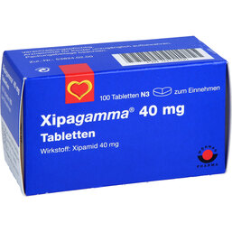 Abbildung: Xipagamma 40 mg Tabletten 100 St, Tabletten PZN 03125630