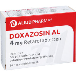 Abbildung: Doxazosin AL 4 mg Retardtabletten 56 St, Retard-Tabletten PZN 03126150