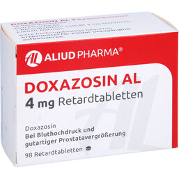 Abbildung: Doxazosin AL 4 mg Retardtabletten 98 St, Retard-Tabletten PZN 03126167