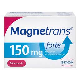 Abbildung: Magnetrans forte 150 mg Hartkapseln Hartkapseln, 50 St PZN 03127847