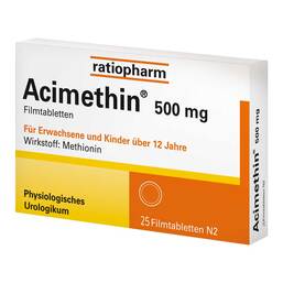 Abbildung: Acimethin Filmtabletten Filmtabletten, 25 St PZN 03128982