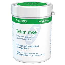 Abbildung: Selen Mse 50 µg Tabletten Tabletten, 120 St PZN 03132972