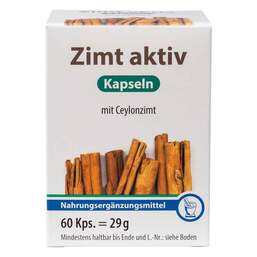 Abbildung: Zimt Aktiv Kapseln Kapseln, 60 St PZN 03134161