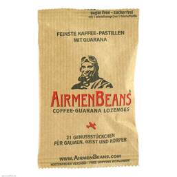 Abbildung: Airmenbeans feinste Kaffee Pastillen mit Guarana Pastillen, 21 St PZN 03136243