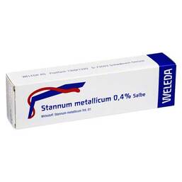 Abbildung: Stannum metallicum Salbe 0,4% Salbe, 70 g PZN 03141497