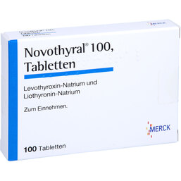 Abbildung: Novothyral 100 Tabletten 100 St, Tabletten PZN 03145555