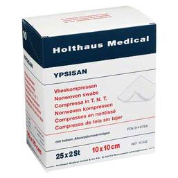 Abbildung: Kompressen Ypsisan 10x10cm s Kompressen, 25X2 St PZN 03146796