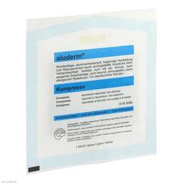 Abbildung: Aluderm Kompressen 10x15cm Kompressen, 1 St PZN 03147258