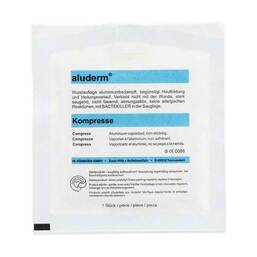 Abbildung: Aluderm Kompressen 20x20cm 1 St, Kompressen PZN 03147264
