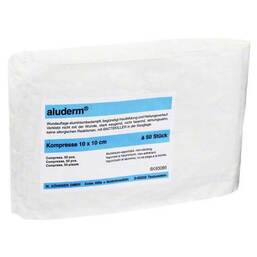 Abbildung: Aluderm Kompressen 10x10cm 50 St, Kompressen PZN 03147301