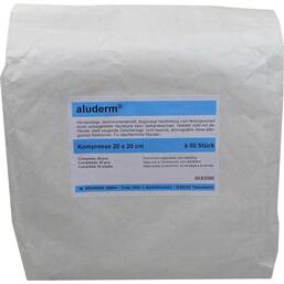 Abbildung: Aluderm Kompressen 20x20cm 50 St, Kompressen PZN 03147324