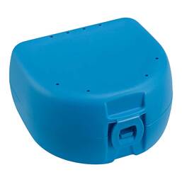 Abbildung: Prothesen Zahnspangenbox universal hellblau 1 St PZN 03150622