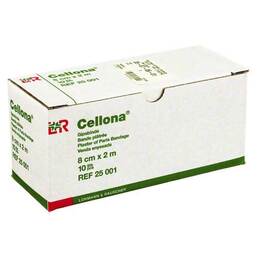 Abbildung: Cellona Gipsbinden 2mx8cm 25 Binden, 2X5 St PZN 03150792
