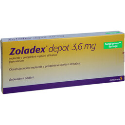Abbildung: Zoladex 3,6 mg Implantat in einer Fertigspritze 1 St, Implantat PZN 03161554