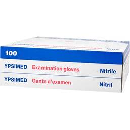 Abbildung: Nitril Handschuhe Ypsimed Nitril mittel 100 St, Handschuhe PZN 03168786