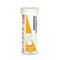 Abbildung: Additiva Vitamin C Brausetabletten 10 St, Brausetabletten PZN 03172196