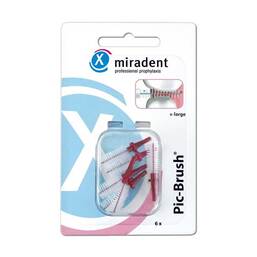Abbildung: Miradent Interdentalbürste Pic-Brush x-large bor. 6 St, Zahnbürste PZN 03172569
