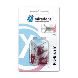 Abbildung: Miradent Interdentalbürste Pic-Brush x-large bor. Zahnbürste, 12 St PZN 03172612
