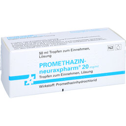 Abbildung: Promethazin neuraxpharm Tropfen zum Einnehmen 50 ml, Tropfen zum Einnehmen PZN 03173304