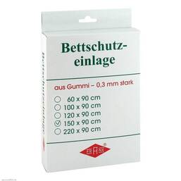 Abbildung: Betteinlage 150X90cm weiß Gummiplatte 0,3 mm 1 St PZN 03173876
