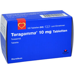 Abbildung: Toragamma 10 mg Tabletten 100 St, Tabletten PZN 03180988