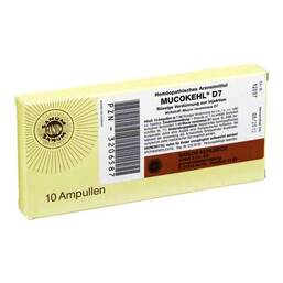 Abbildung: Mucokehl Ampullen D 7 10X1 ml, Ampullen PZN 03206587