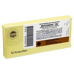 Abbildung: Mucokehl Ampullen D 6 10X1 ml, Ampullen PZN 03206618